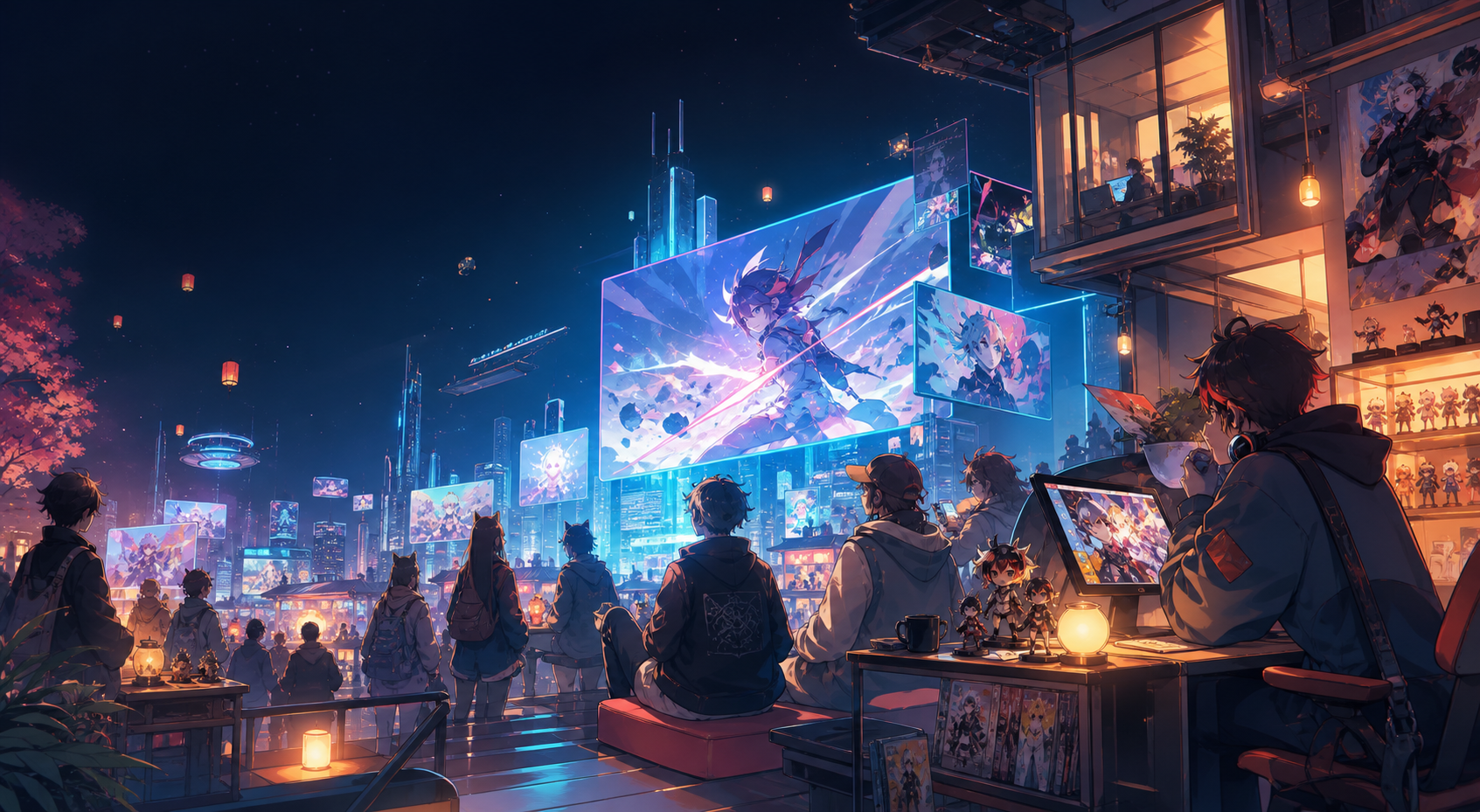 星幕 Akiba 二次元内容平台视觉图